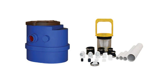 Waterwall GL1-PS - Kit for a Small Waterwall with a Ground Level Pool and a Plastic Fixed Skimmer