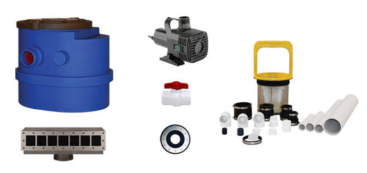 Waterwall RP1-MS - Kit for a Small Waterwall with a Raised Pool and a Metal Skimmer