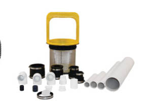 Waterwall GL1-MS - Kit for a Small Waterwall with a Ground Level Pool and a Metal Skimmer