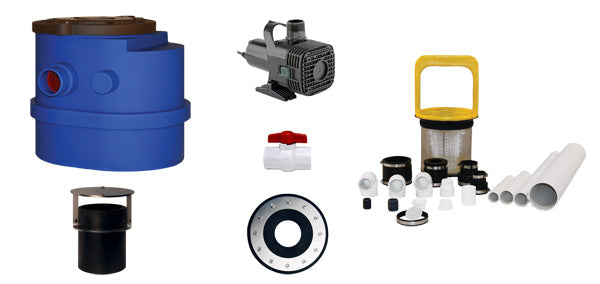 Accent 3 Small Fountain Filtered Pump Vault and Skimmer Kit