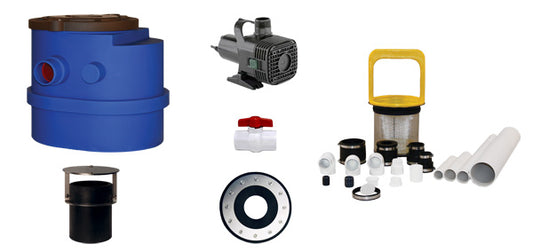 Accent 3 Small Fountain Filtered Pump Vault and Skimmer Kit