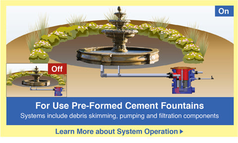 For Use Pre-Formed Cemente Fountains