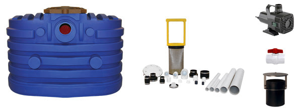 Reflection 3 Large Preformed Fountain Filtered Pump Vault and Skimmer Kit